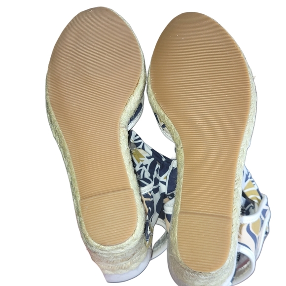 Aldo Women's Blue And Tan Wedge Heel Espadrilles 36EU - Picture 4 of 5